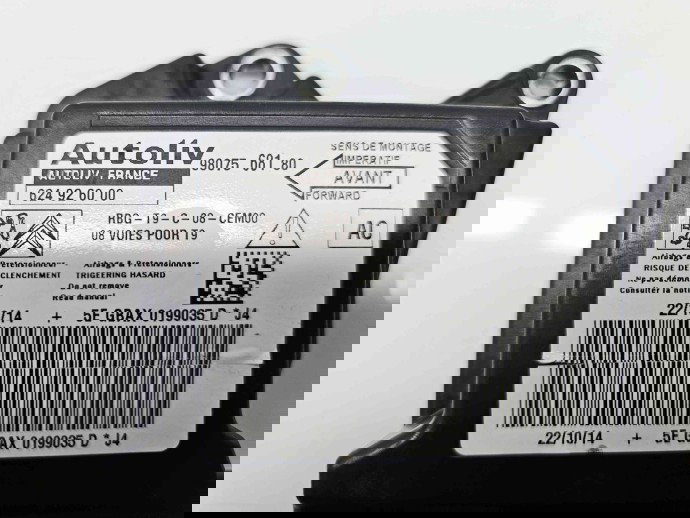 Calculator airbag Peugeot 308 (II) [Fabr 2013-2020] 9807568180 2.0 hdi 9H05 110KW / 150CP