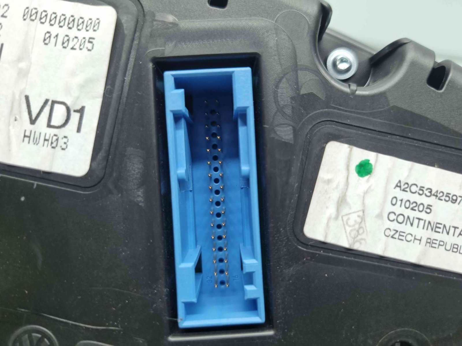 Ceas bord Skoda Fabia 2 (5J, 542) [Fabr 2007-2014] 5J0920911E - imagine 6