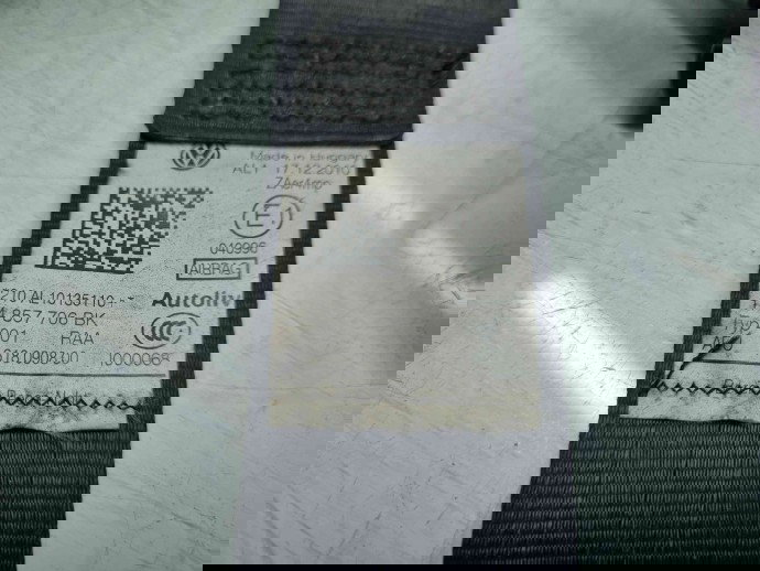  Centura dreapta fata Volkswagen Golf 6 (5K1) [Fabr 2009-2013] 617979700