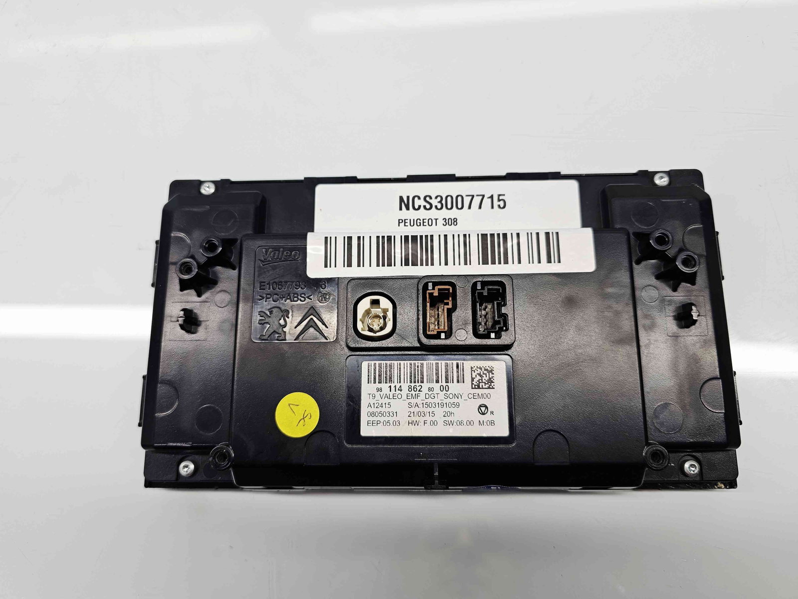 Display bord Peugeot 308 (II) [Fabr 2013-2020] 981148628000 - imagine 2