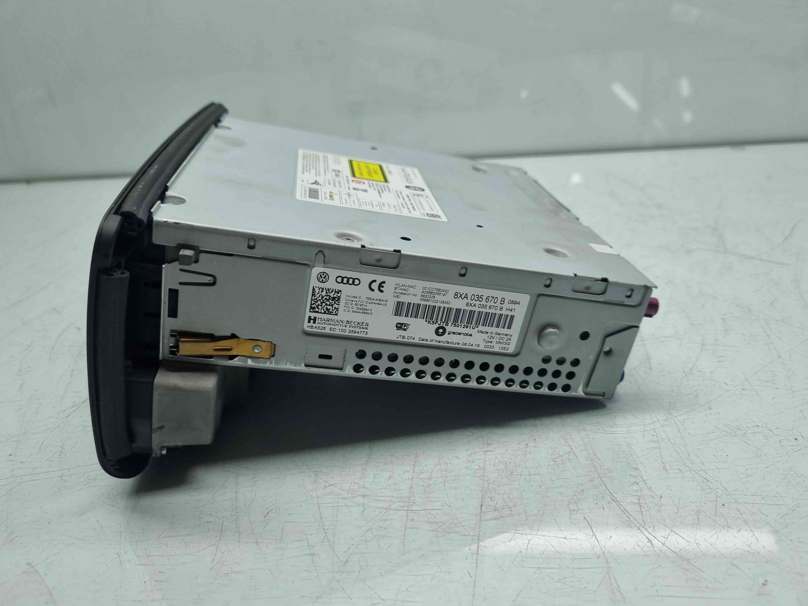 Radio CD cu navigatie Audi A1 Sportback (8XF) [Fabr 2011-2018] 8XA035670B - imagine 5