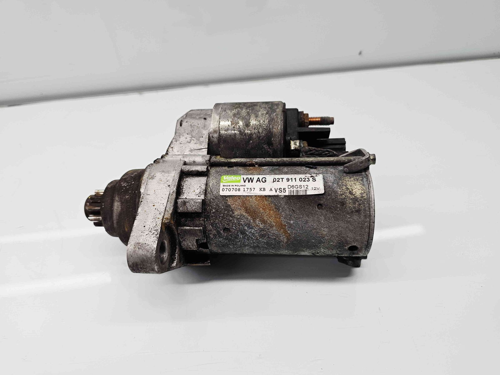 Electromotor 10 dinti Volkswagen Polo (6R) [Fabr 2009-2016] 02T911023S 1.2 Benz BZG51KW / 70CP - imagine 2