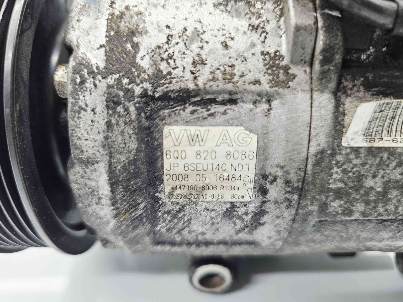 Compresor clima Volkswagen Polo (9N) [Fabr 2001-2008] 6Q0820808G 1.2 Benz BZG 51KW / 70CP - imagine 6