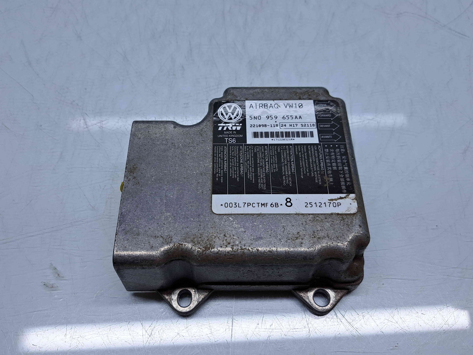 Calculator airbag Volkswagen Passat B7 (365) Variant [Fabr 2010-2014] 5N0959655AA 2.0 TDI CFFB 103KW / 140CP