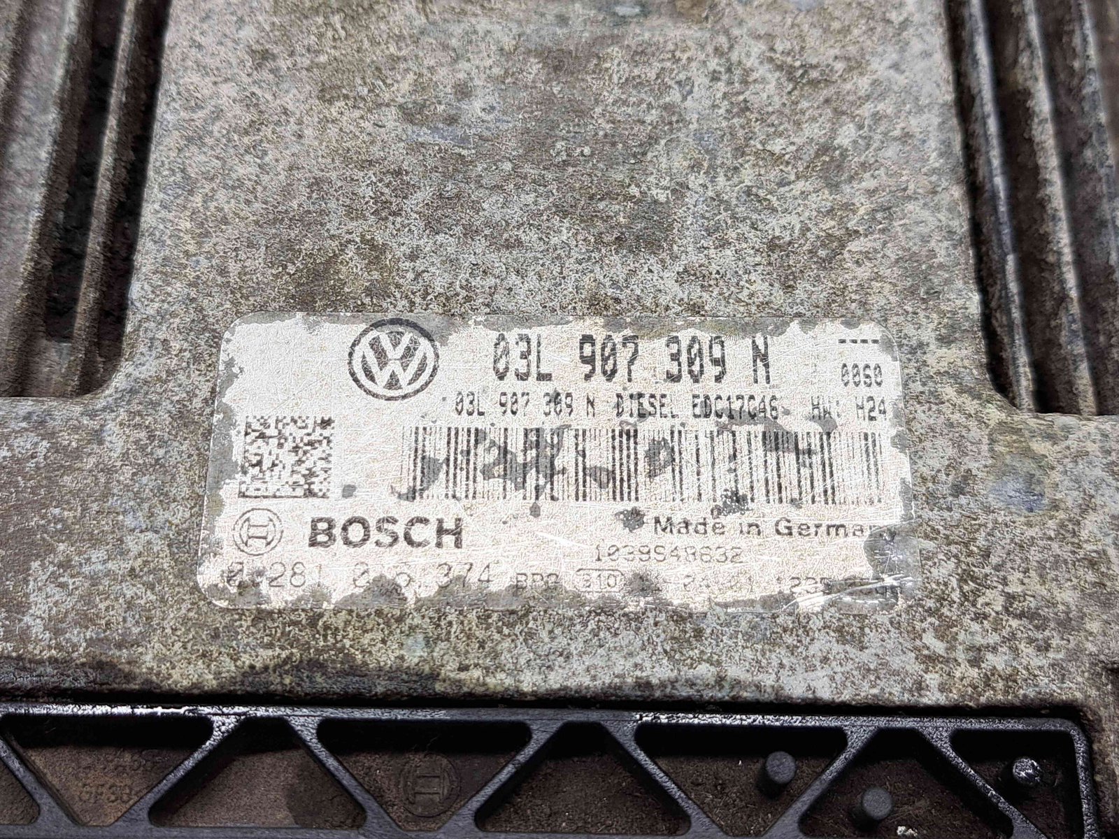 Calculator motor ECU Volkswagen Passat B7 (362) [Fabr 2010-2014] 03L907309N 2.0 TDI CFFB 103KW / 140CP - imagine 3