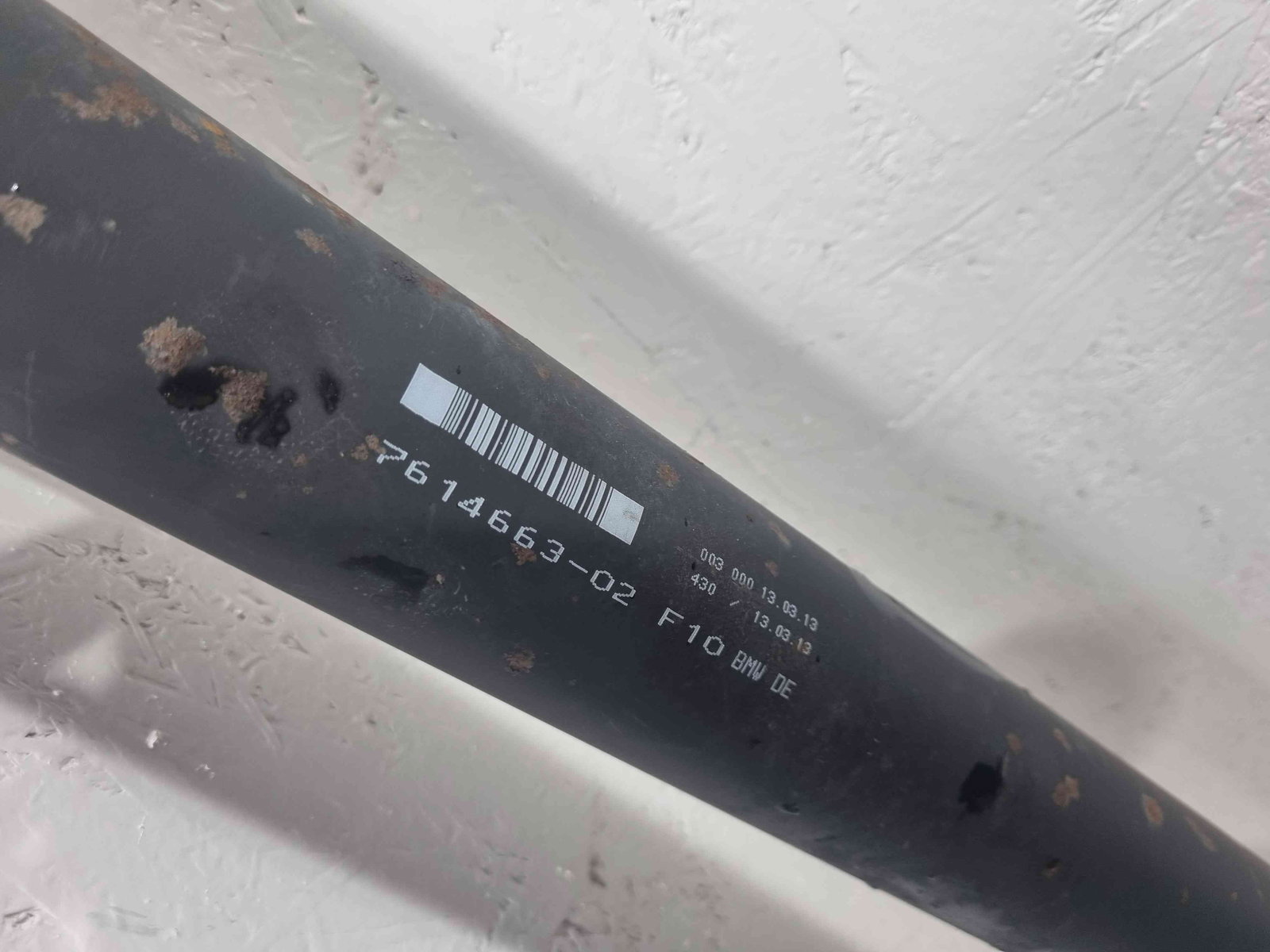 Cardan Bmw 5 (F10) [Fabr 2011-2016] 7614663-02 2.0 N47D20 135KW / 184CP - imagine 5