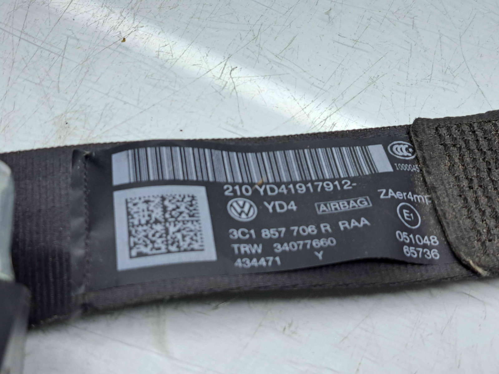 Centura dreapta fata Volkswagen Passat B7 (365) Variant [Fabr 2010-2014] 3C1857706R - imagine 4