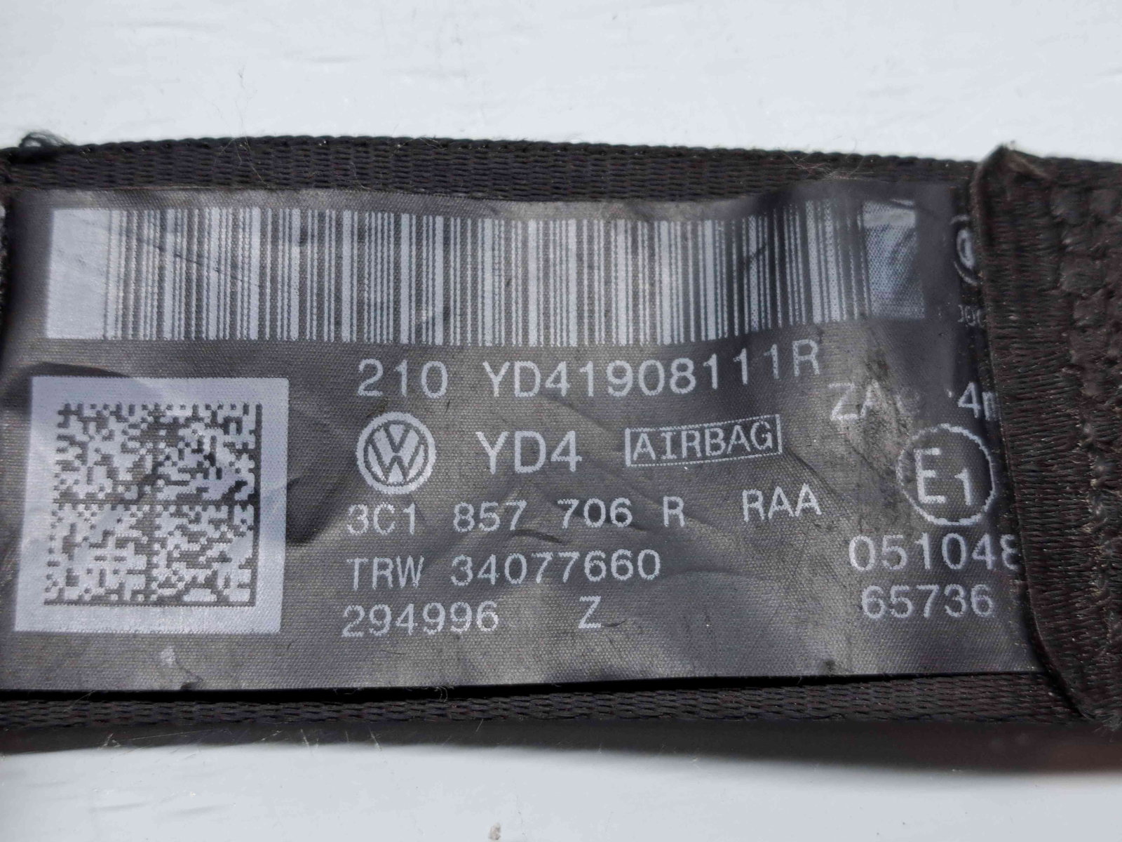 Centura stanga fata Volkswagen Passat B7 (362) [Fabr 2010-2014] 3C1857706R - imagine 4