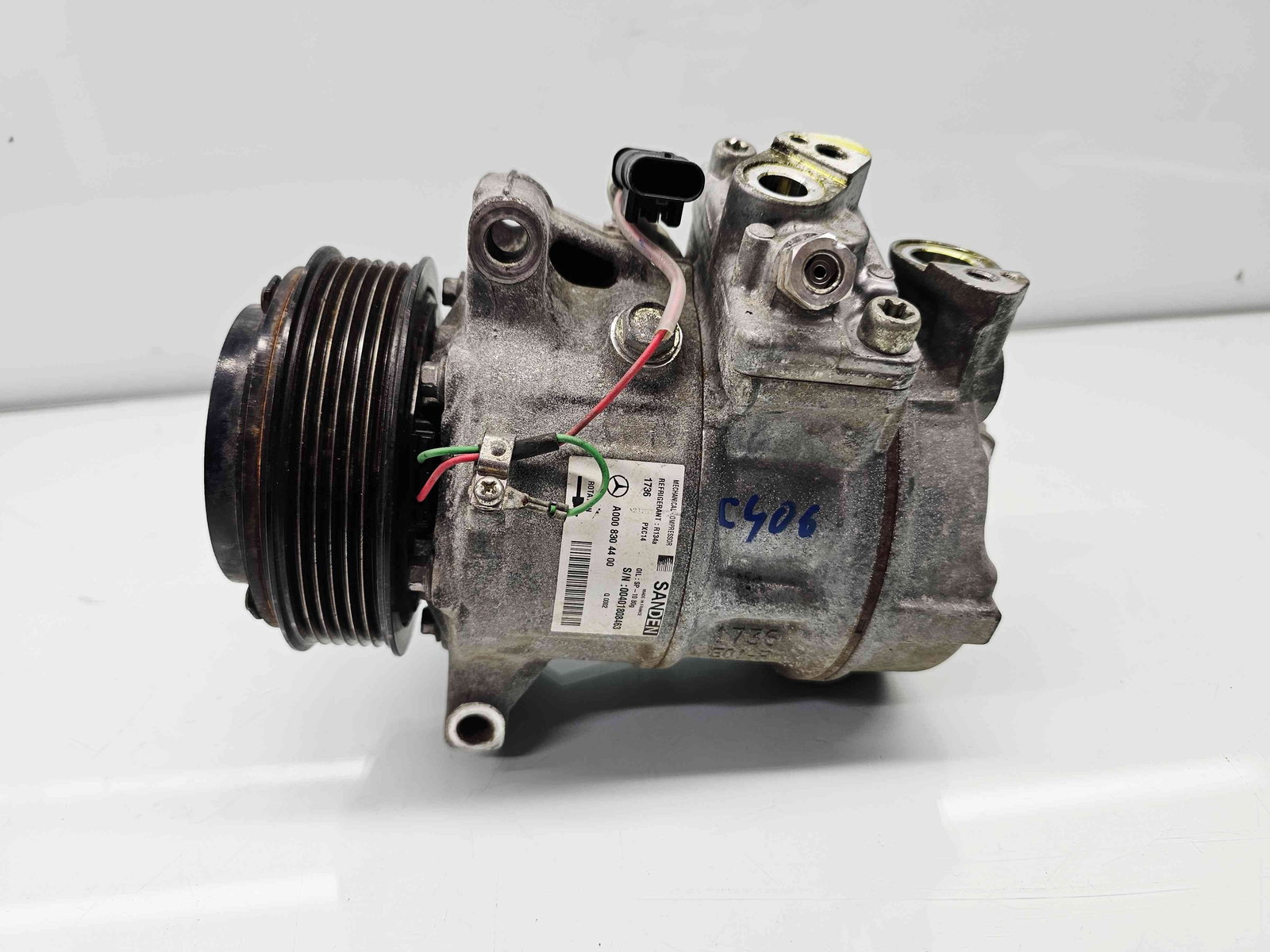 Compresor clima Mercedes Clasa C Combi (W205) [Fabr 2015-prezent] A0008304400 2.2 CDI 651921 150KW / 204CP - imagine 1