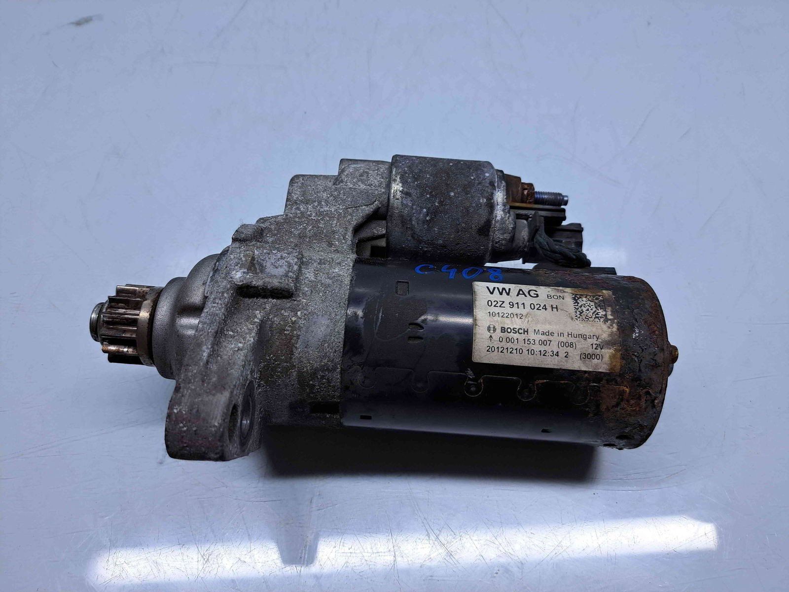 Electromotor 13 dinti Seat Altea XL (5P5, 5P8) [Fabr 2006-2015] 02Z911024H 1.6 TDI CAYC 77KW / 105CP - imagine 1