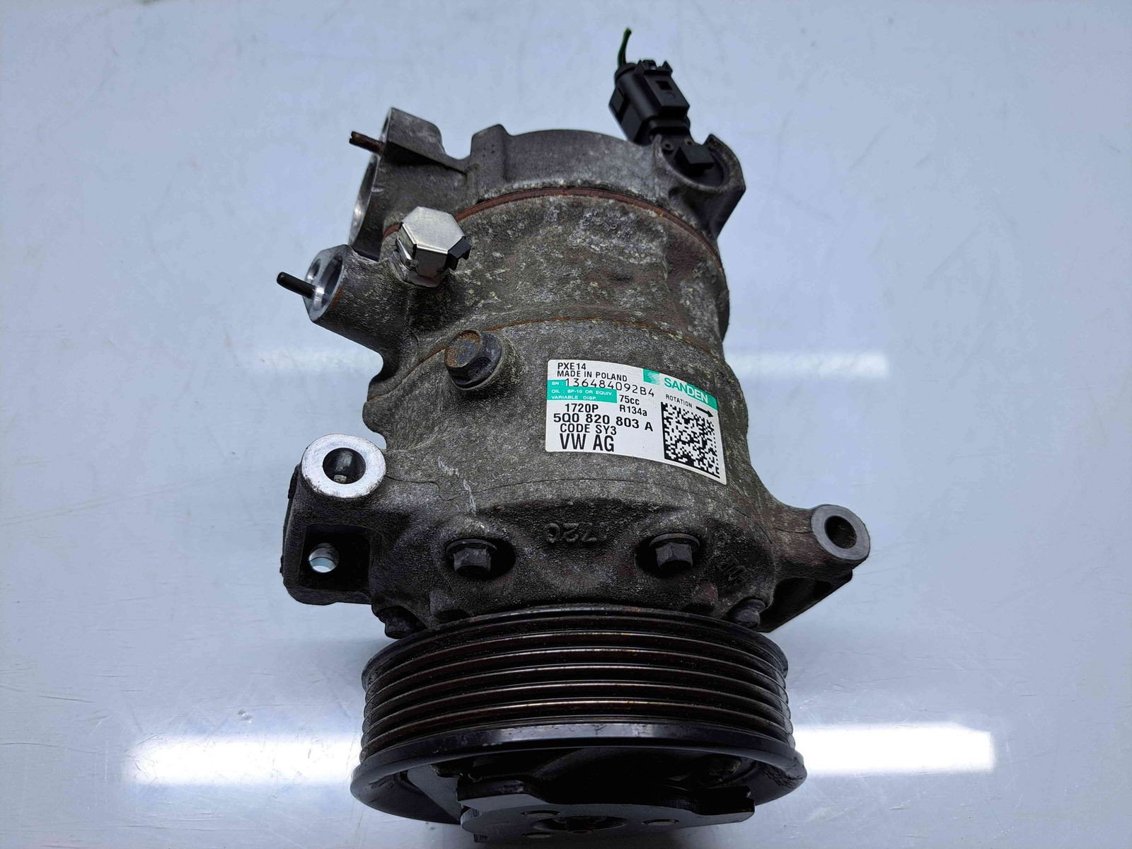 Compresor clima Volkswagen Golf 6 (5K1) [Fabr 2009-2013] 5Q0820803A 1.6 TDI CAYC 77KW / 105CP - imagine 6