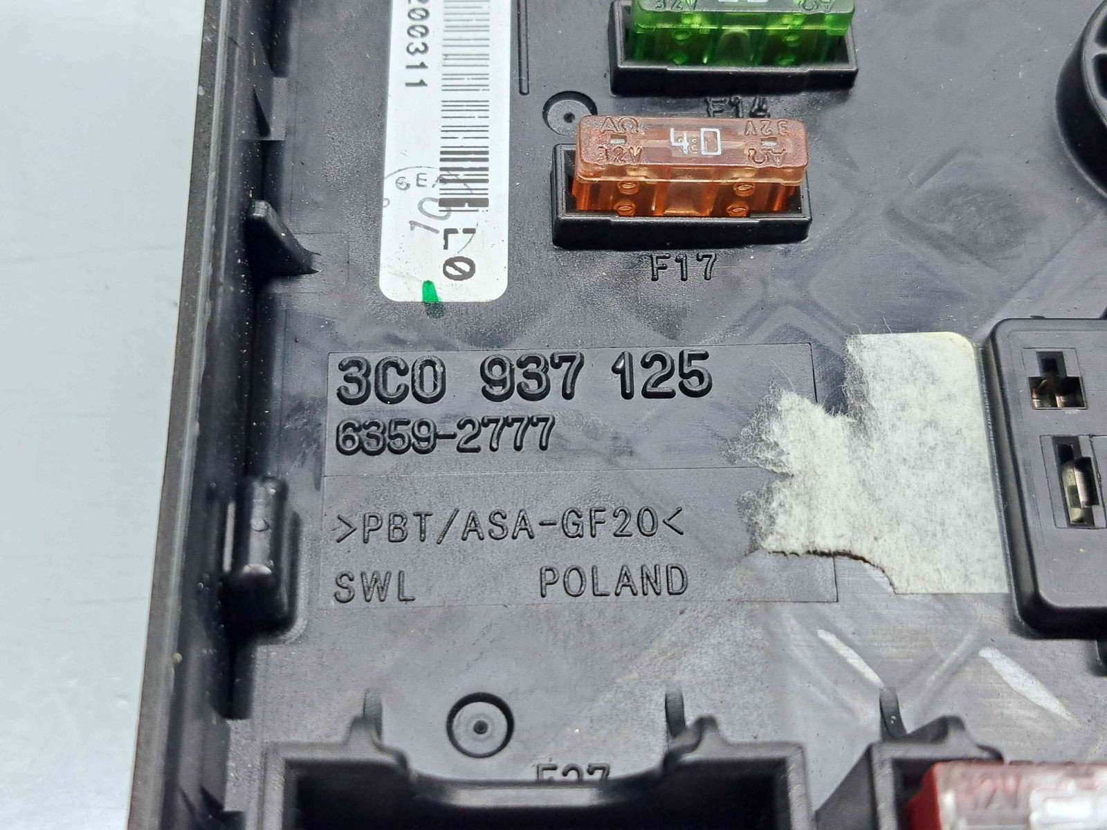 Panou sigurante Volkswagen Passat B7 (362) [Fabr 2010-2014] 3C0937125 - imagine 3