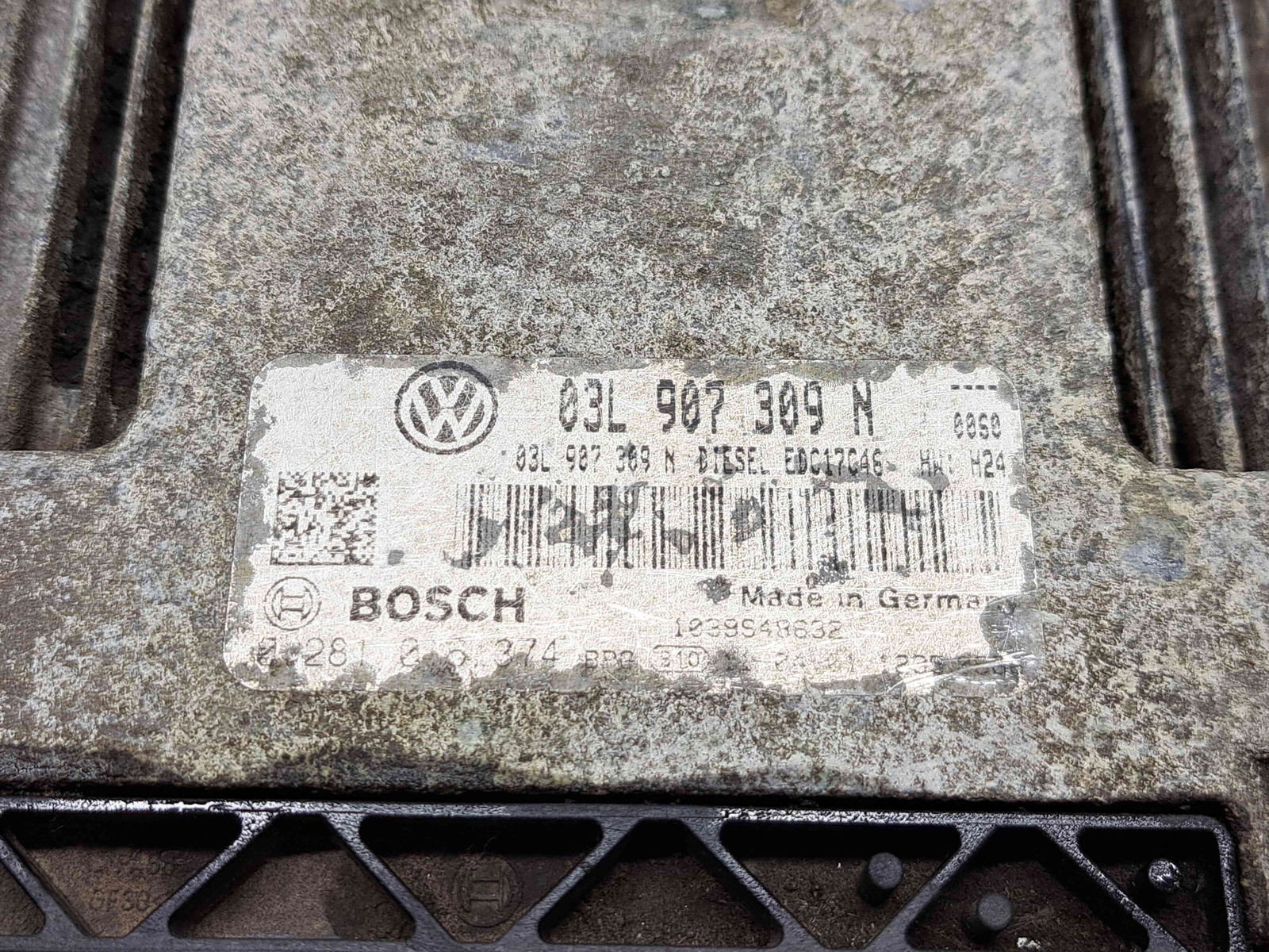 Calculator motor ECU Volkswagen Passat CC (357) [Fabr 2008-2012] 03L907309N 2.0 TDI CFFB 103KW / 140CP - imagine 3