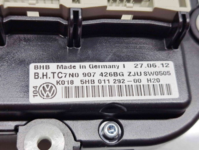  Panou comanda clima Volkswagen Golf 6 (5K1) [Fabr 2009-2013] 7N0907426BG