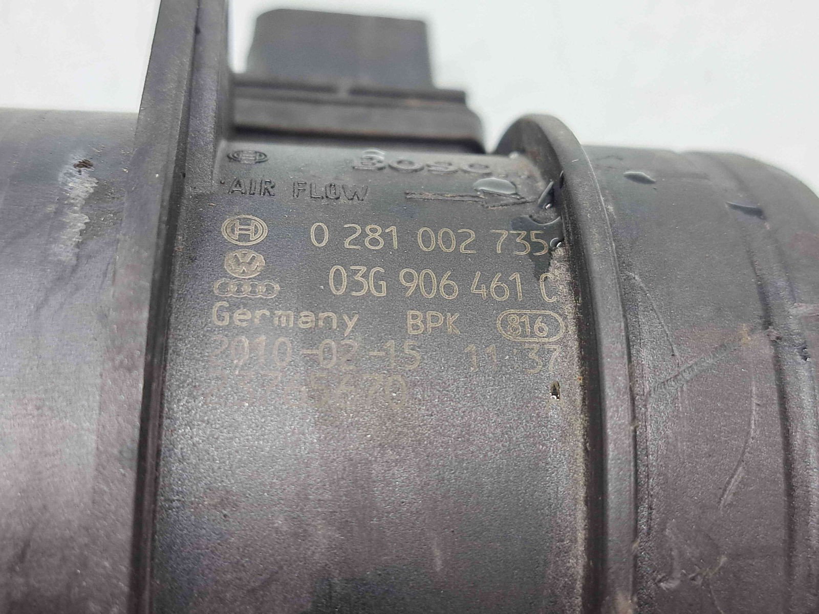 Debitmetru aer Seat Toledo 3 (5P2) [Fabr 2004-2011] 03G906461C / 0281002735 2.0 TDI CAGA 105KW / 143CP - imagine 4