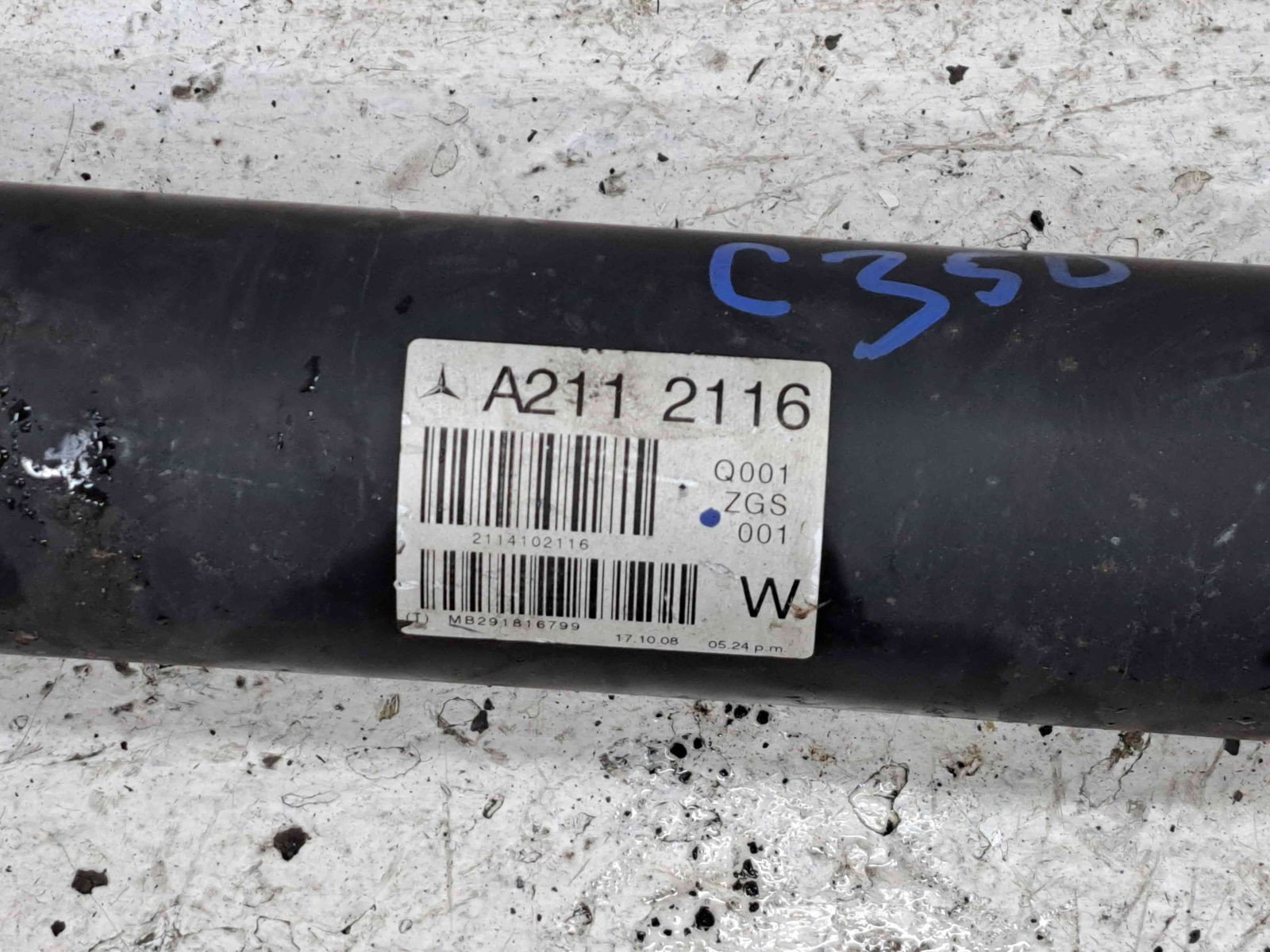 Cardan Mercedes Clasa E (W211) [Fabr 2002-2009] A2112116 2.2 CDI 646821 125KW / 170CP - imagine 2