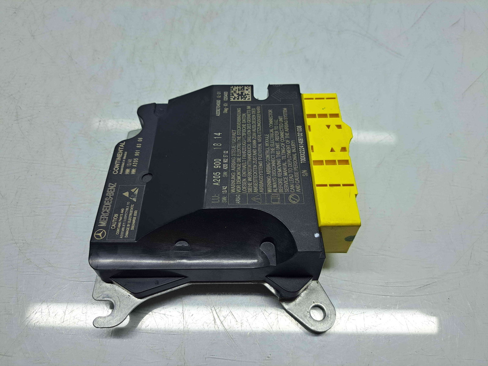 Calculator airbag Mercedes Clasa C Combi (W205) [Fabr 2015-prezent] A2059001814 2.2 CDI 651921 150KW / 204CP - imagine 1