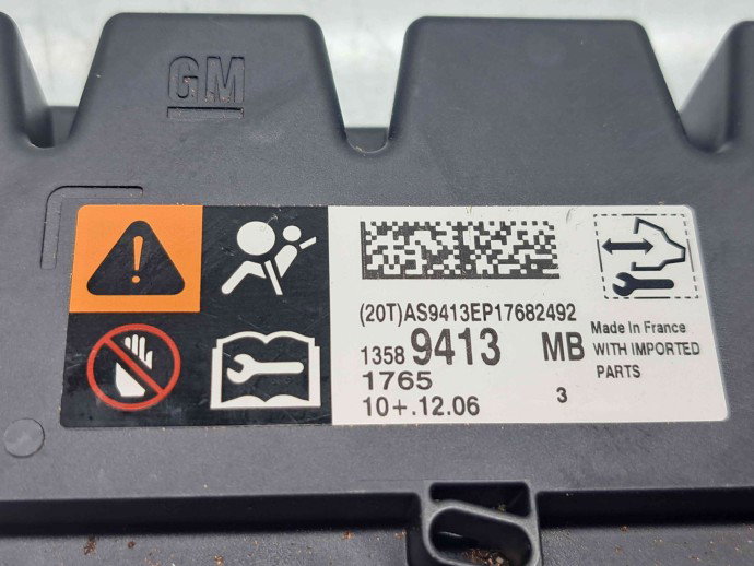 Calculator airbag Opel Astra J [Fabr 2009-2015] 13589413 1.6 cdti B16DTL 81KW / 110CP