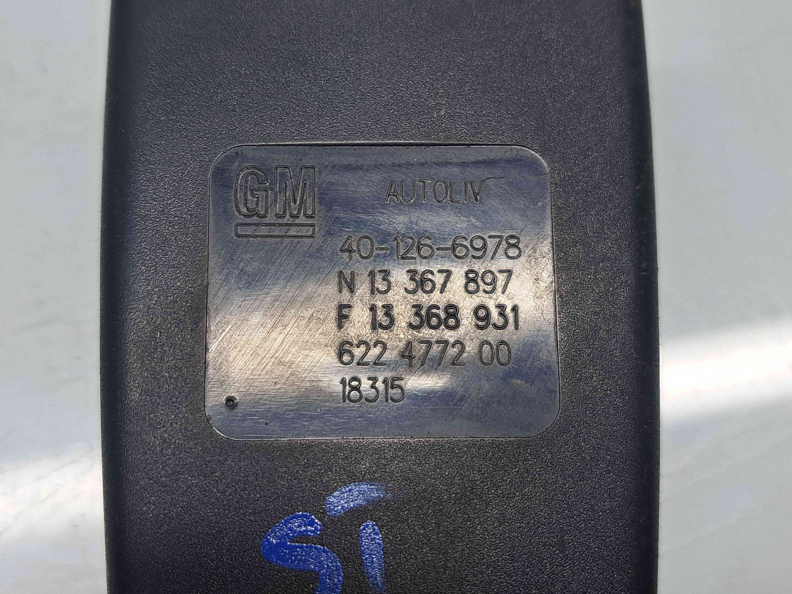 Capsa centura stanga fata Opel Astra J [Fabr 2009-2015] 13367897 - imagine 2