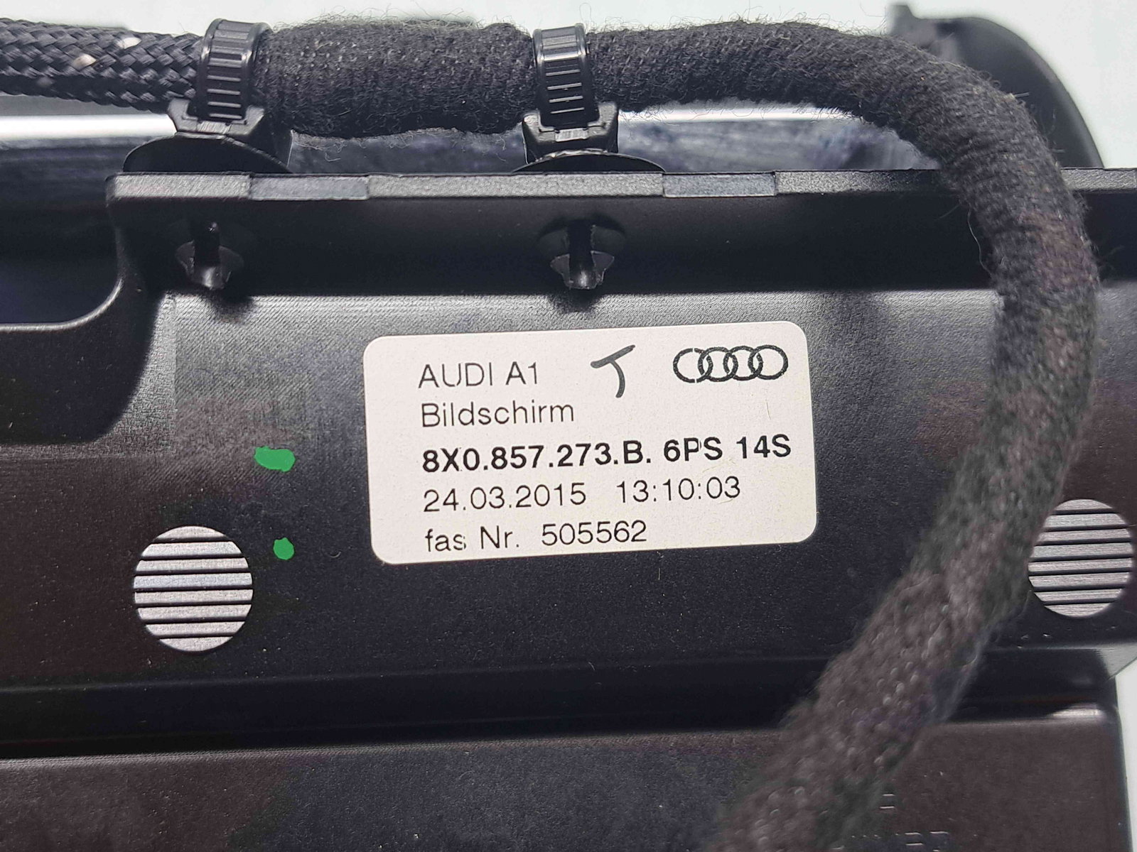 Display bord Audi A1 Sportback (8XF) Facelift [Fabr 2011-2018] 8X0857273B - imagine 5