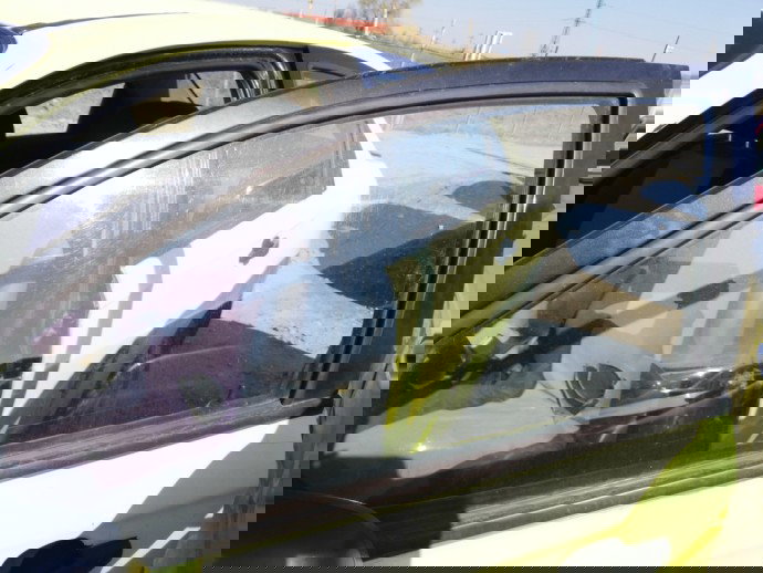 Geam usa stanga fata Chevrolet Aveo 1.2 benzina OEM 2003-2011