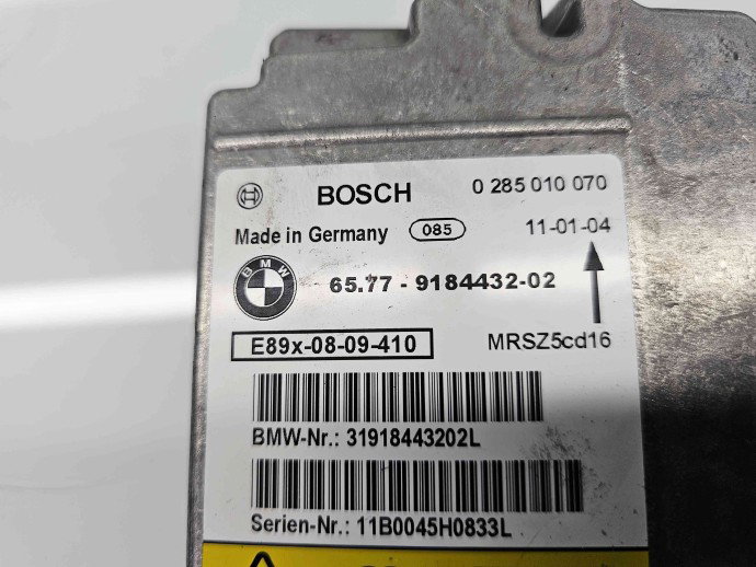 Calculator airbag Bmw X1 (E84) [Fabr 2009-2015] 9184432 2.0 N47D 105KW / 143CP