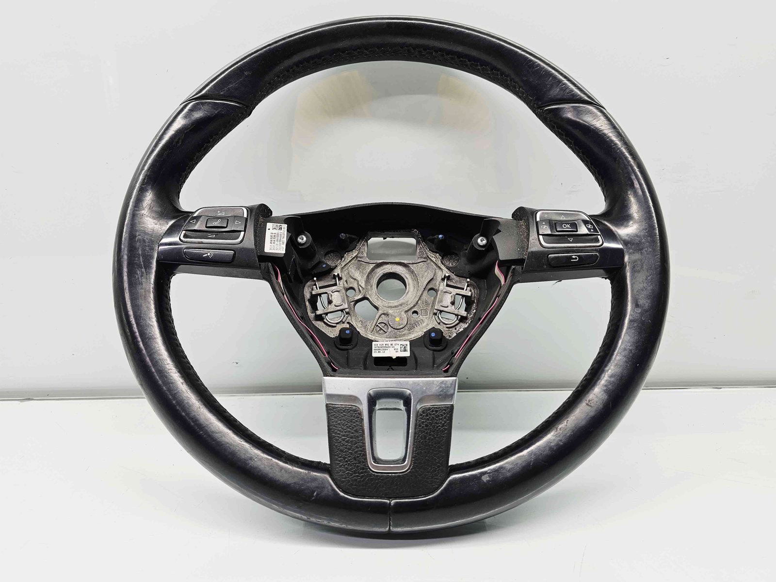 Volan Volkswagen Passat B7 (365) Variant [Fabr 2010-2014] 3C8419091BE - imagine 4