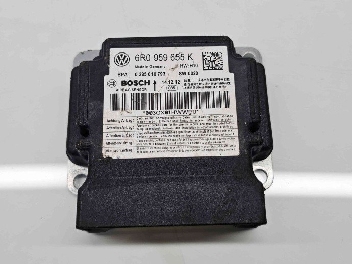 Calculator airbag  Seat Ibiza 5 (6J5) [Fabr 2008-2017] 6R0959655K 1.2 benz CGPA 51KW / 69CP