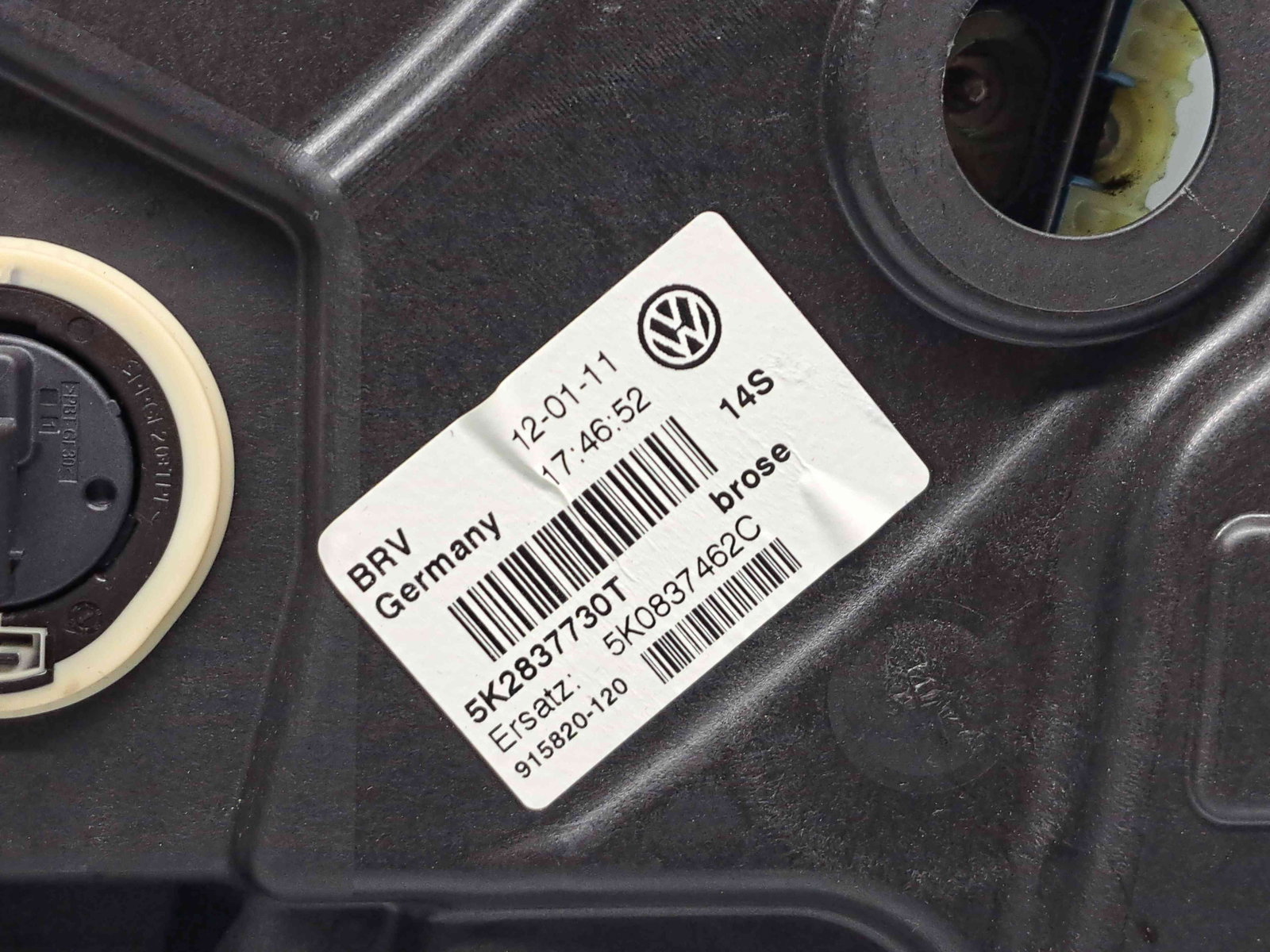Macara electrica geam dreapta fata Volkswagen Golf 6 (5K1) [Fabr 2009-2013] - imagine 2