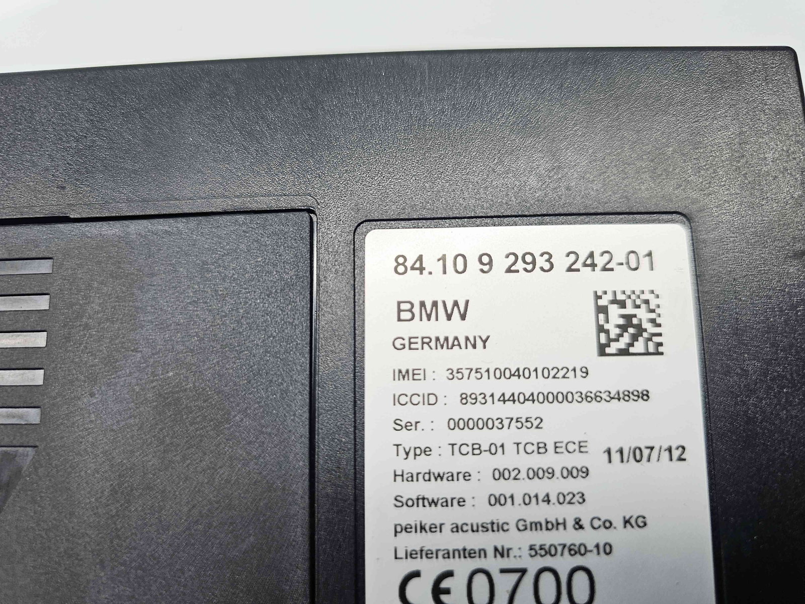 Modul confort Bmw 5 (F10) [Fabr 2011-2016] 9293242 - imagine 4