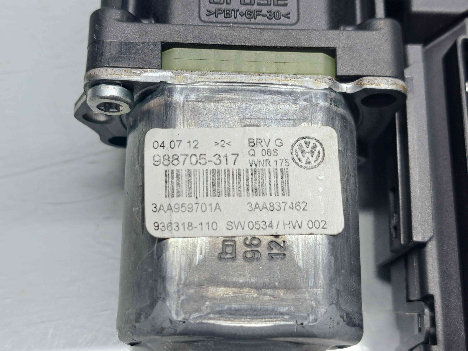 Motoras geam dreapta fata Volkswagen Passat B7 (365) Variant [Fabr 2010-2014] - imagine 4