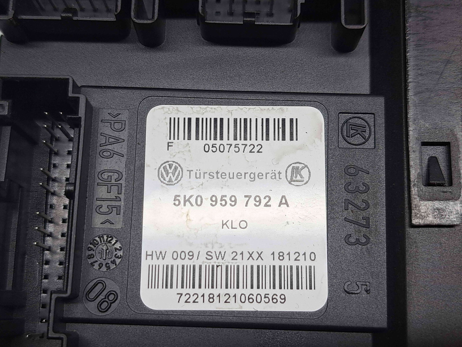 Motoras geam stanga fata Volkswagen Golf 6 (5K1) [Fabr 2009-2013] - imagine 2