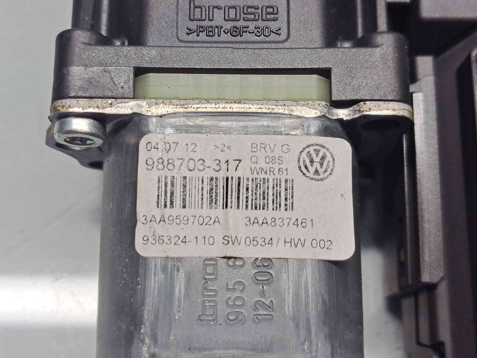 Motoras geam stanga fata Volkswagen Passat B7 (365) Variant [Fabr 2010-2014] - imagine 2