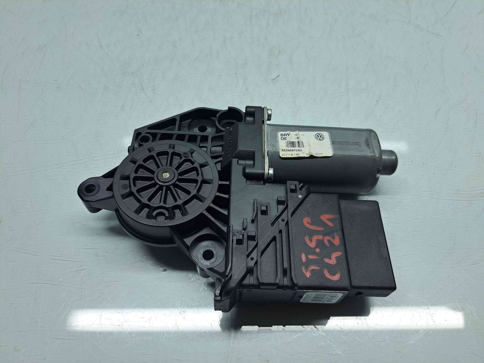 Motoras geam stanga spate Volkswagen Golf 6 (5K1) [Fabr 2009-2013]