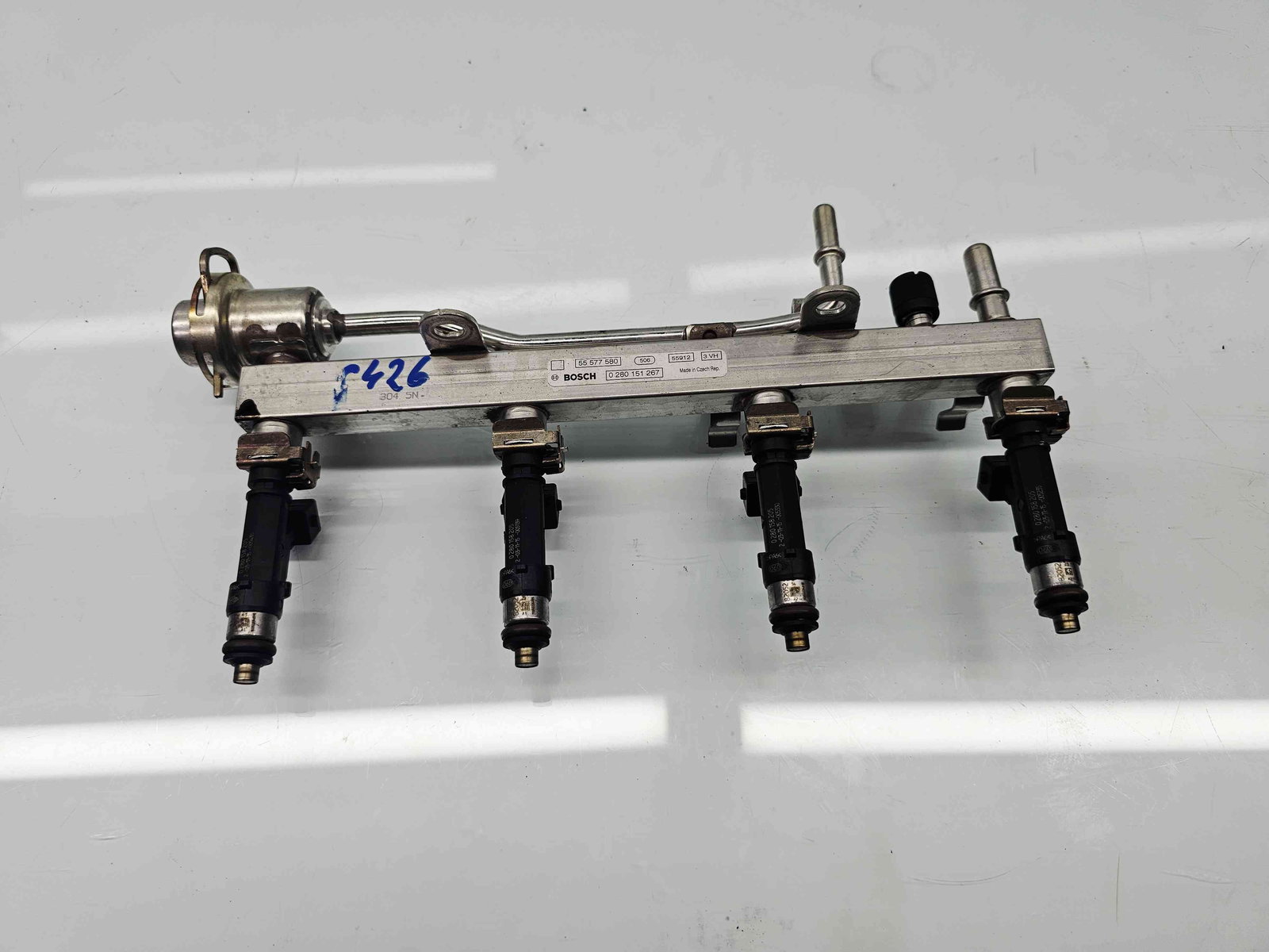 Rampa injectoare Opel Mokka [Fabr 2012-2019] 55577580 1.4 B B14NET 103KW / 140CP - imagine 1