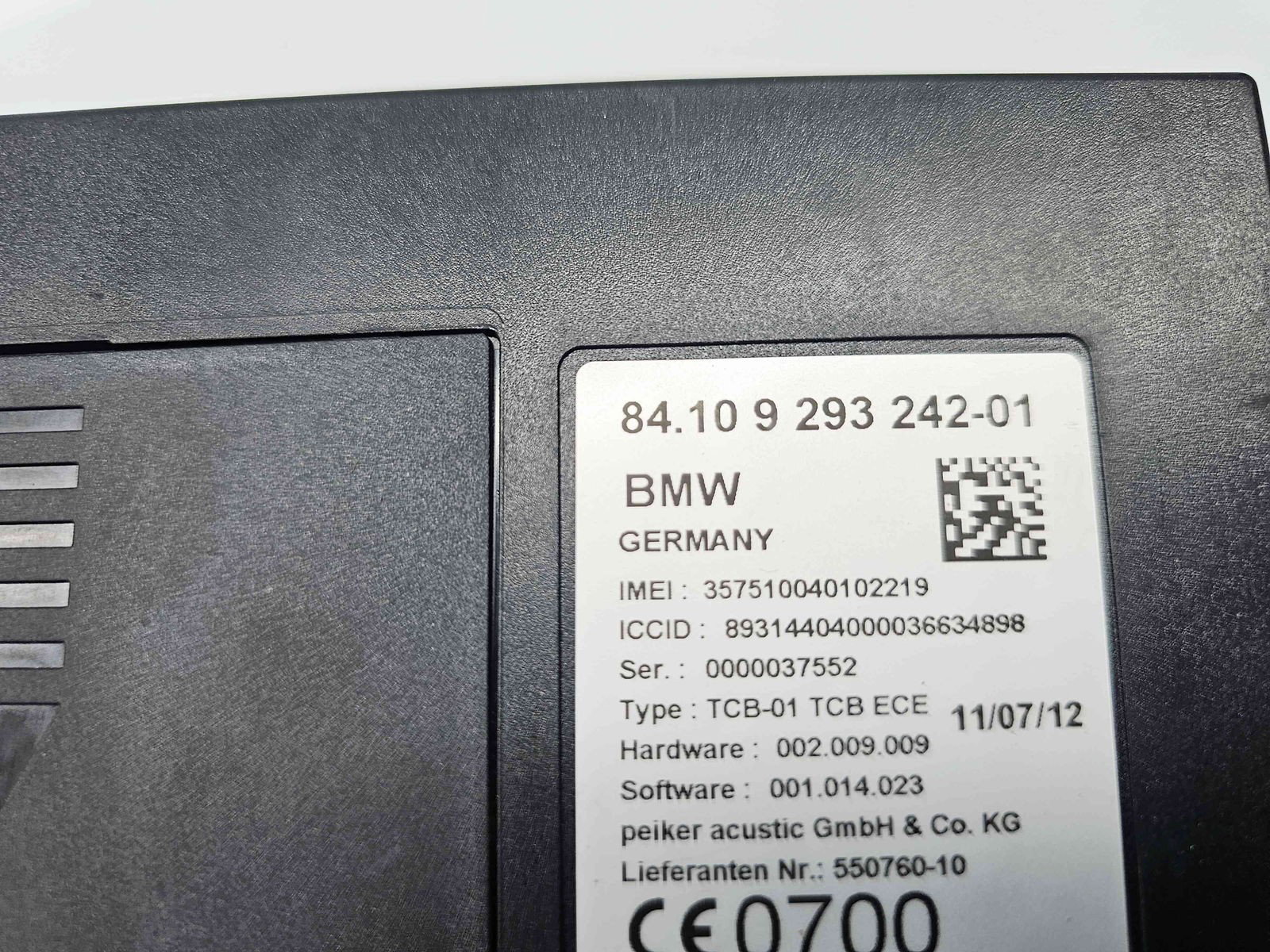 Modul confort Bmw 3 (F30) [Fabr 2012-2017] 9293242 - imagine 3