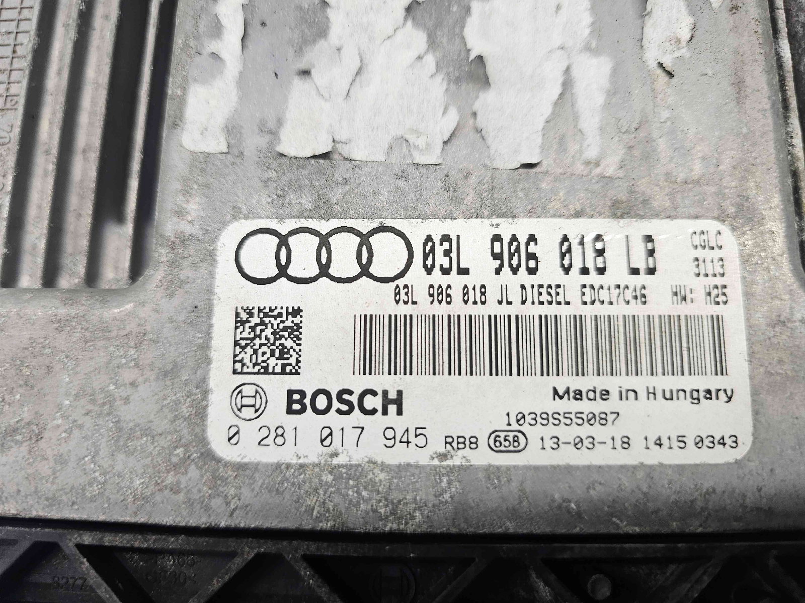 Calculator motor ECU Audi A6 (4G2, C7) [Fabr 2012-2017] 03L906018LB 2.0 TDI CGLC 130KW / 177CP - imagine 4