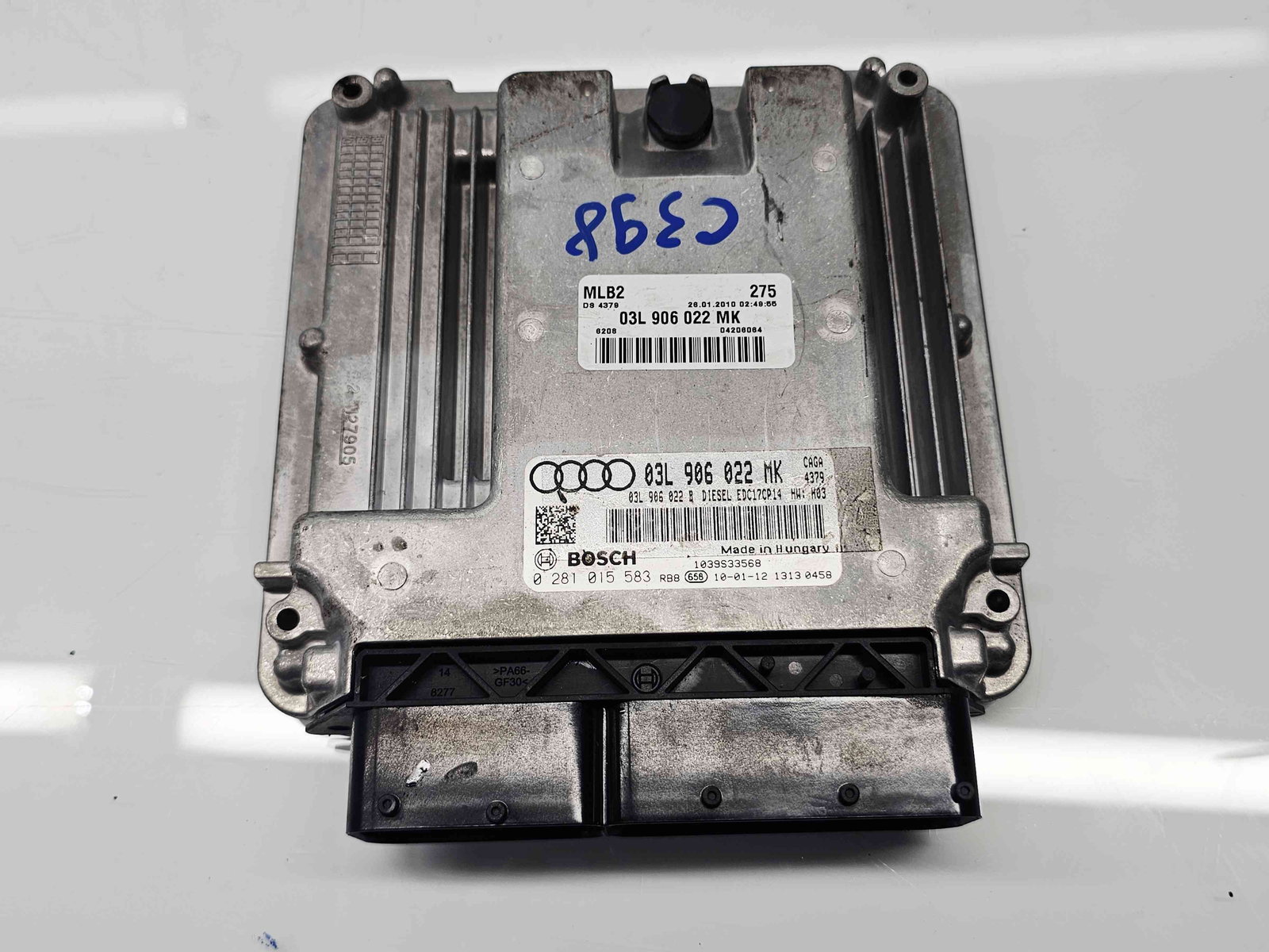 Calculator motor ECU Audi A4 (8K2, B8) [Fabr 2008-2015] 03L906022MK 2.0 TDI CAGA 105KW / 143CP - imagine 1
