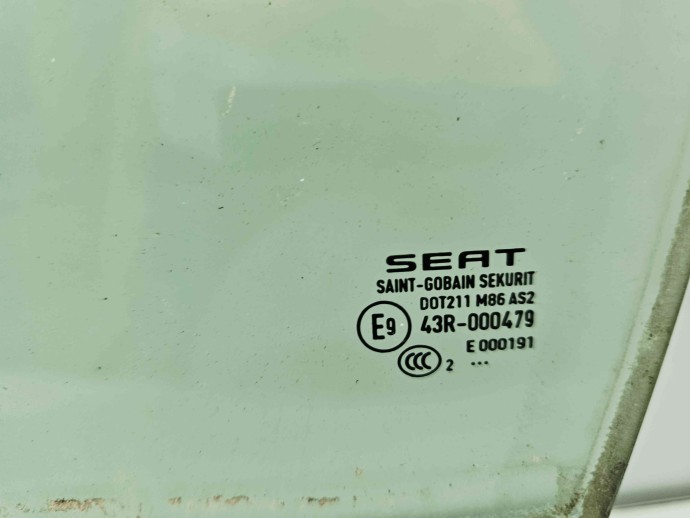 Geam usa stanga fata Seat Ibiza 5 (6J5) FR [Fabr 2008-2017]