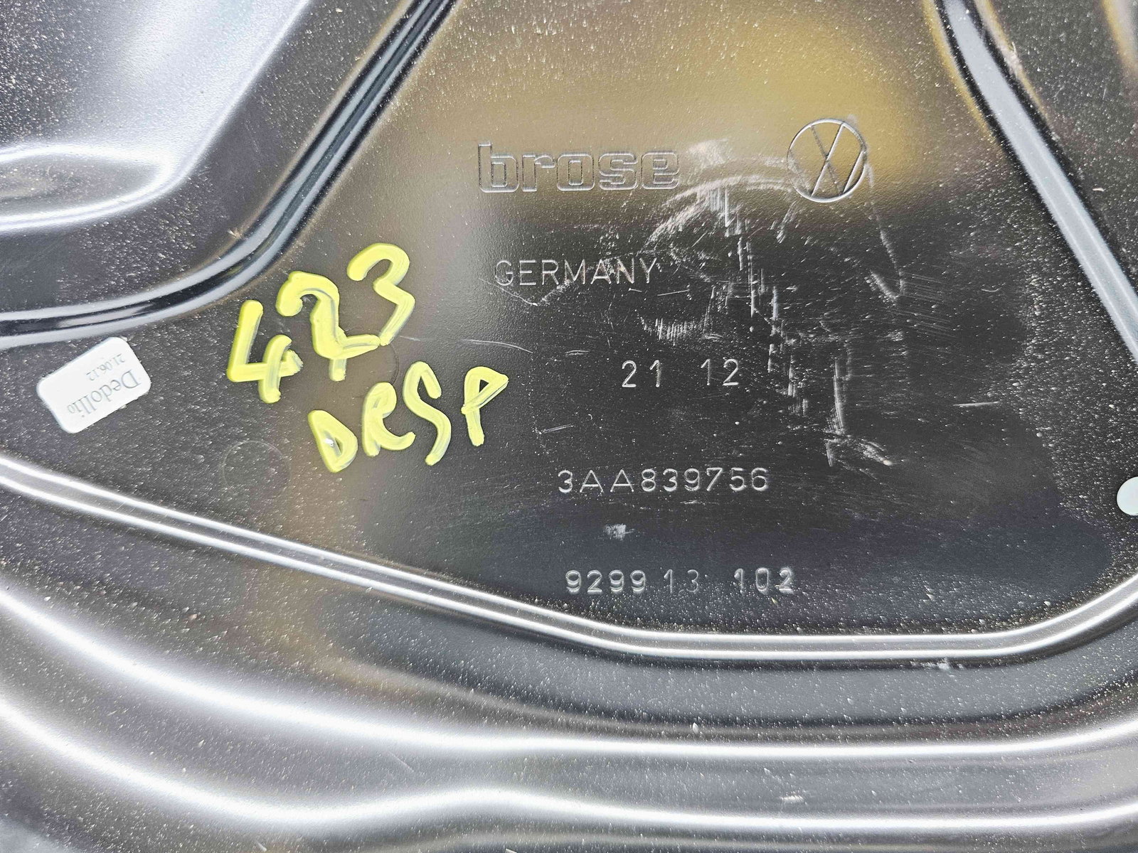 Macara electrica geam dreapta spate Volkswagen Passat B7 (365) Variant [Fabr 2010-2014] - imagine 3