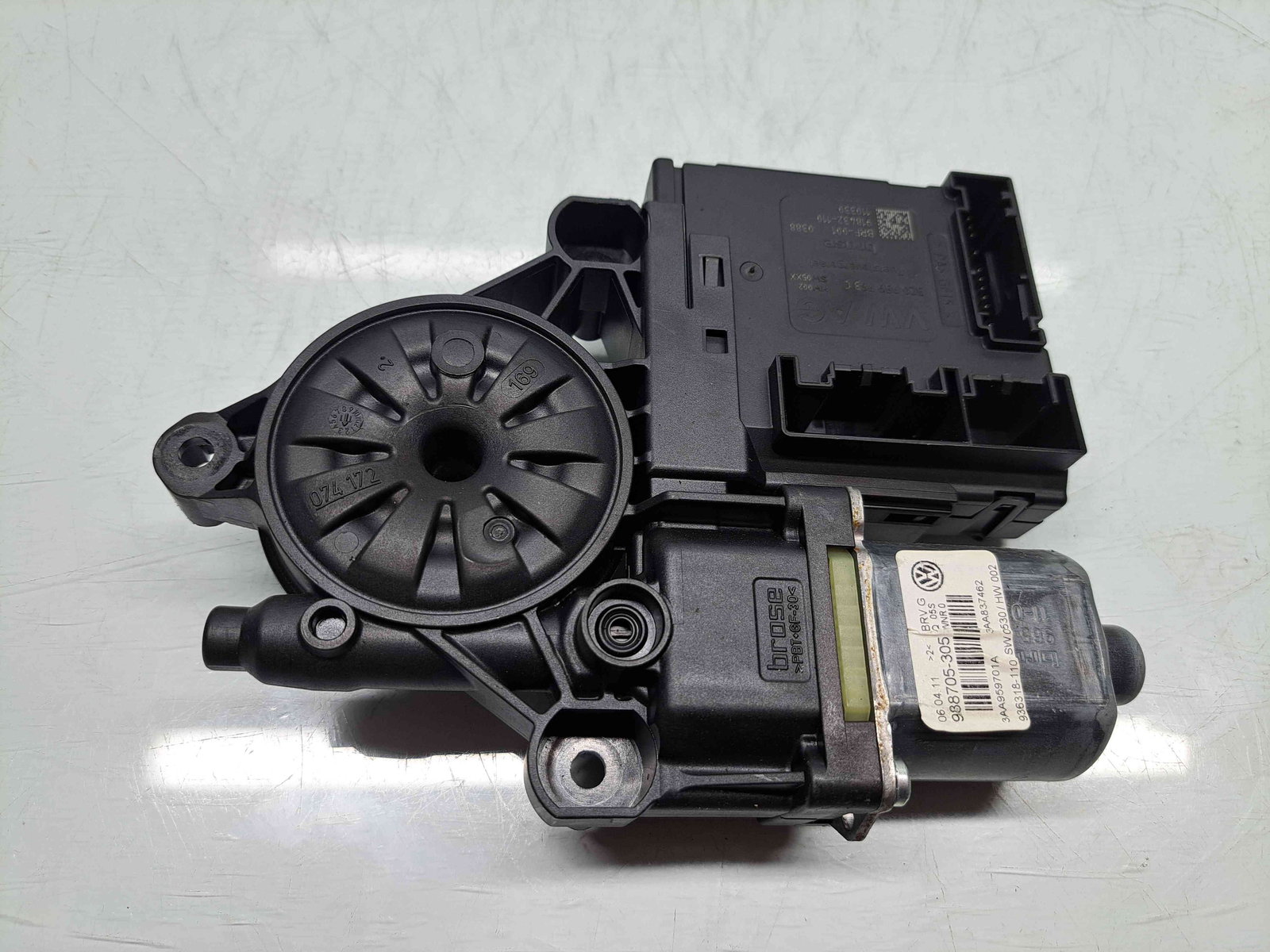 Motoras geam dreapta fata Volkswagen Passat B7 (362) [Fabr 2010-2014] - imagine 3