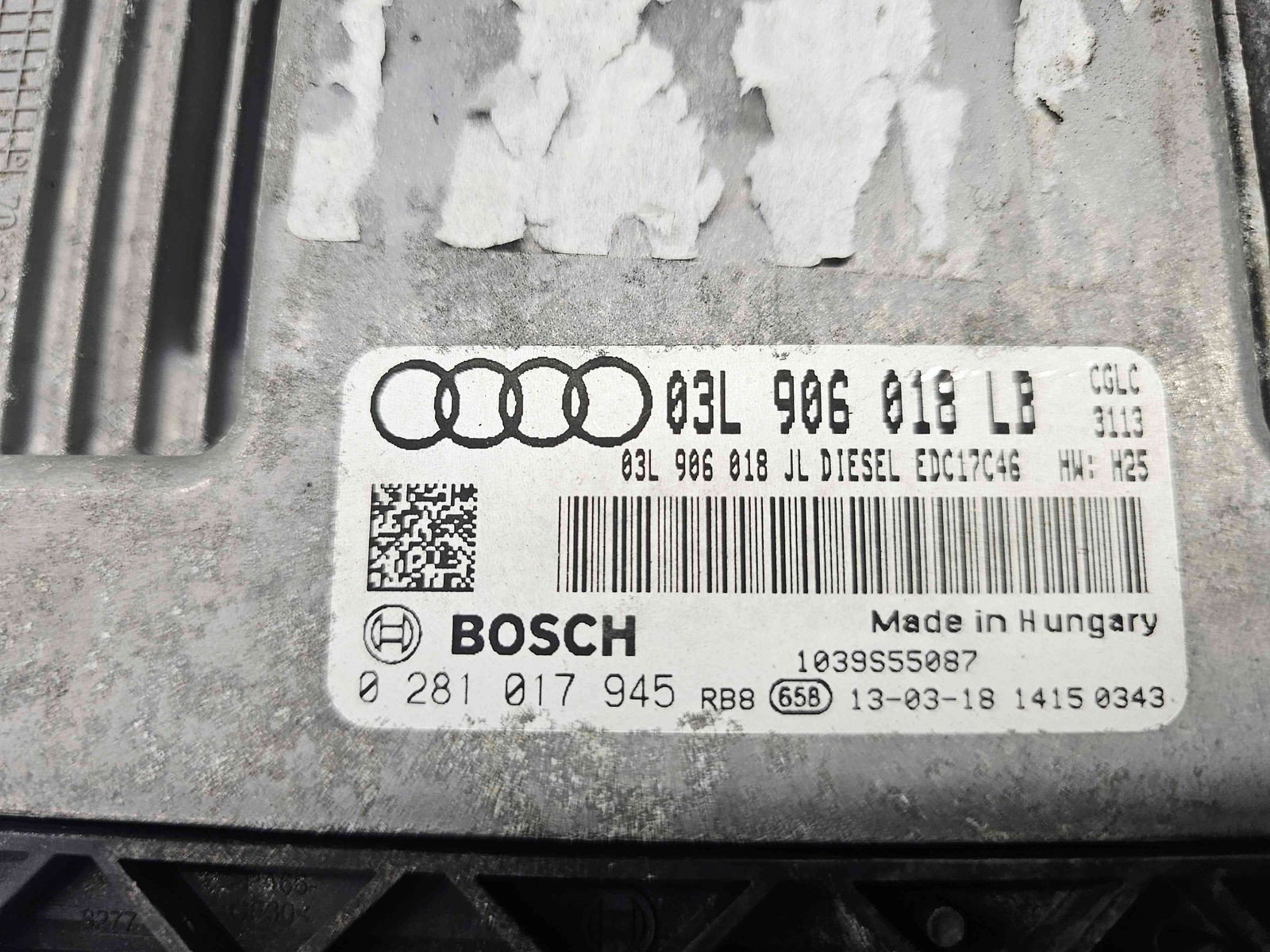 Calculator motor ECU AUDI A5 (8T3) [Fabr 2007-2015] 03L906018LB 2.0 TDI CGLC 130KW / 177CP - imagine 2