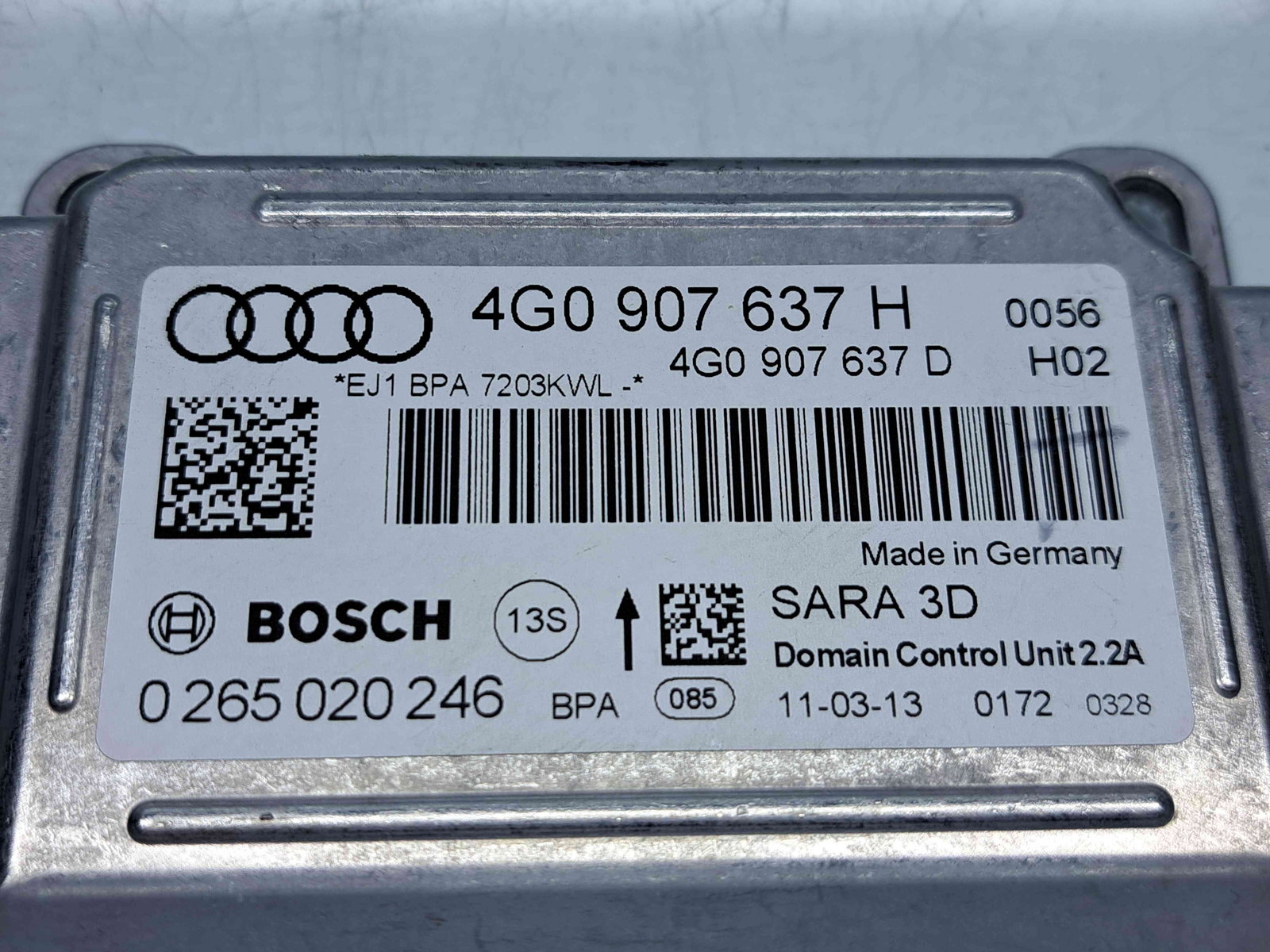 Calculator airbag Audi A6 (4G2, C7) [Fabr 2012-2017] 4G0907637H 2.0 TDI CGLC 130KW / 177CP - imagine 3