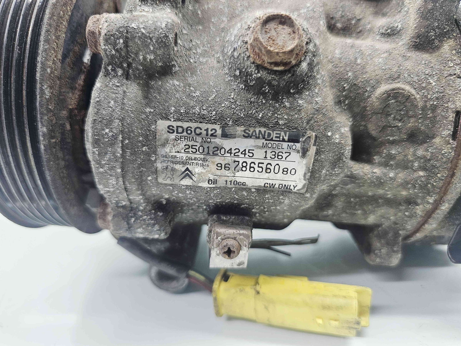 Compresor clima Peugeot 308 [Fabr 2007-2013] 9678656080 1.6 hdi 9H05 82KW / 112CP - imagine 2