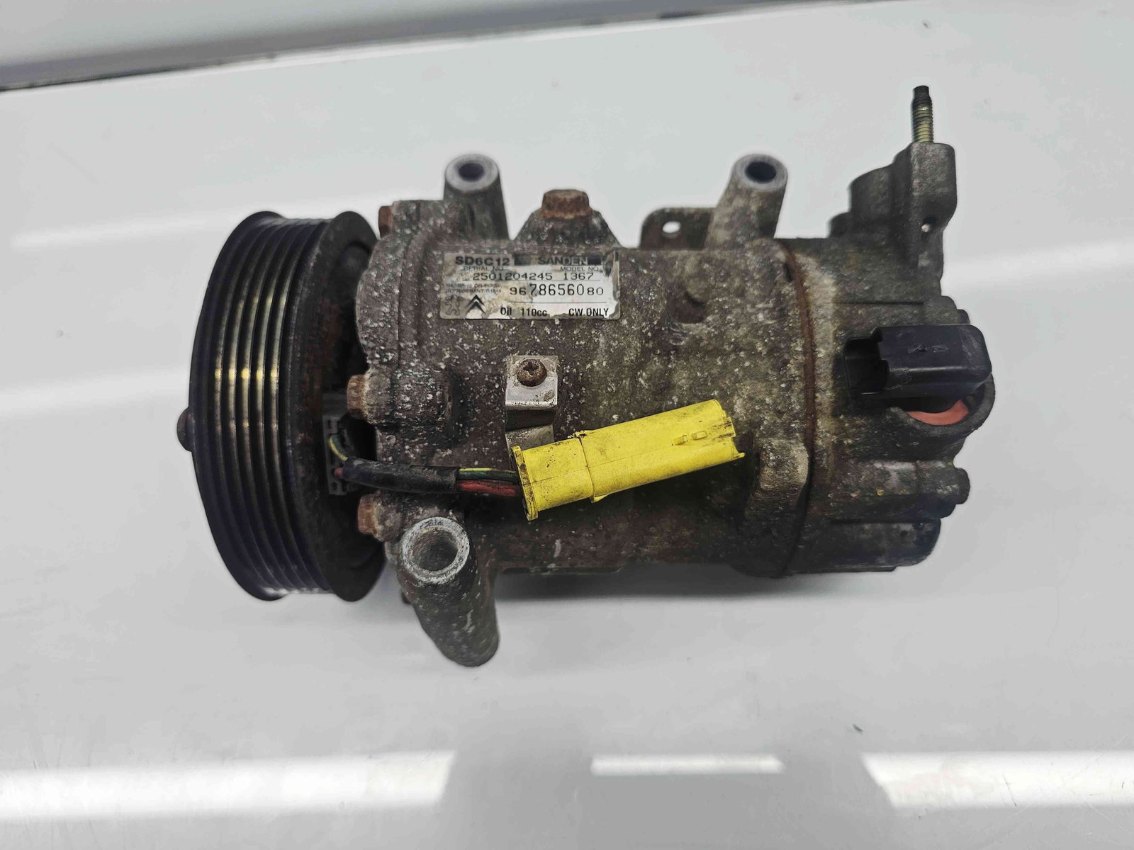 Compresor clima Peugeot 308 [Fabr 2007-2013] 9678656080 1.6 hdi 9H05 82KW / 112CP - imagine 6