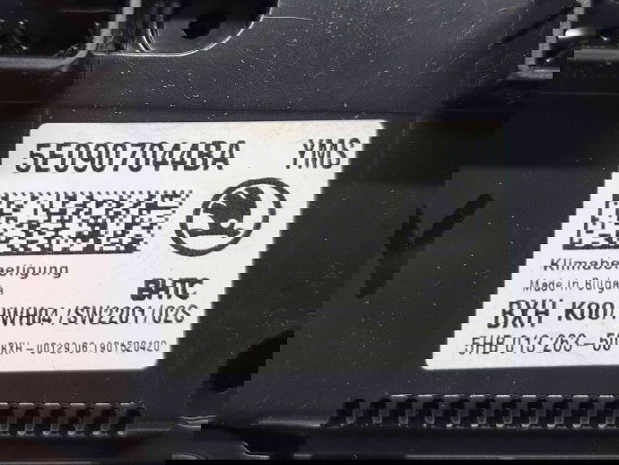  Panou comanda clima Skoda Octavia 3 Combi (5E5) [Fabr 2012-prezent] Facelift 5E0907044BA