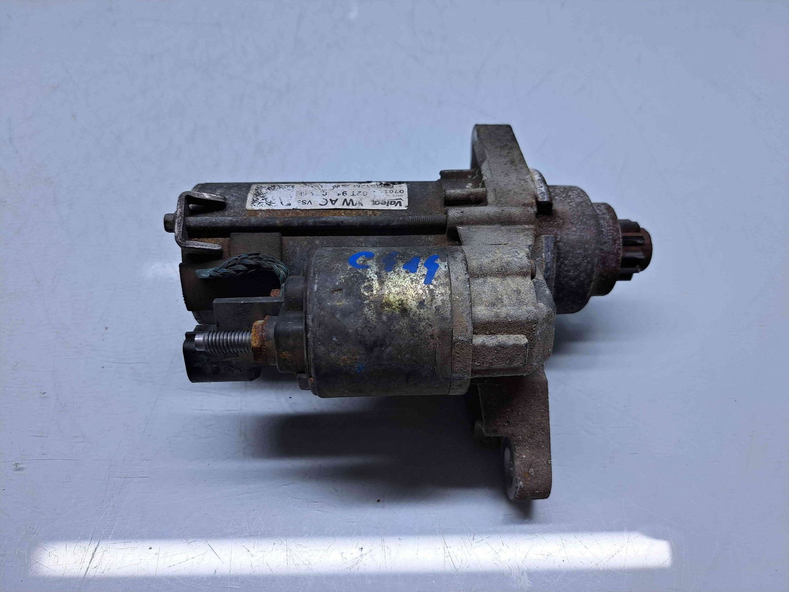 Electromotor 10 dinti Volkswagen Golf 7 (5G) [Fabr 2014-prezent] 02T911024N 1.2 benz CGPA51KW / 69CP - imagine 3