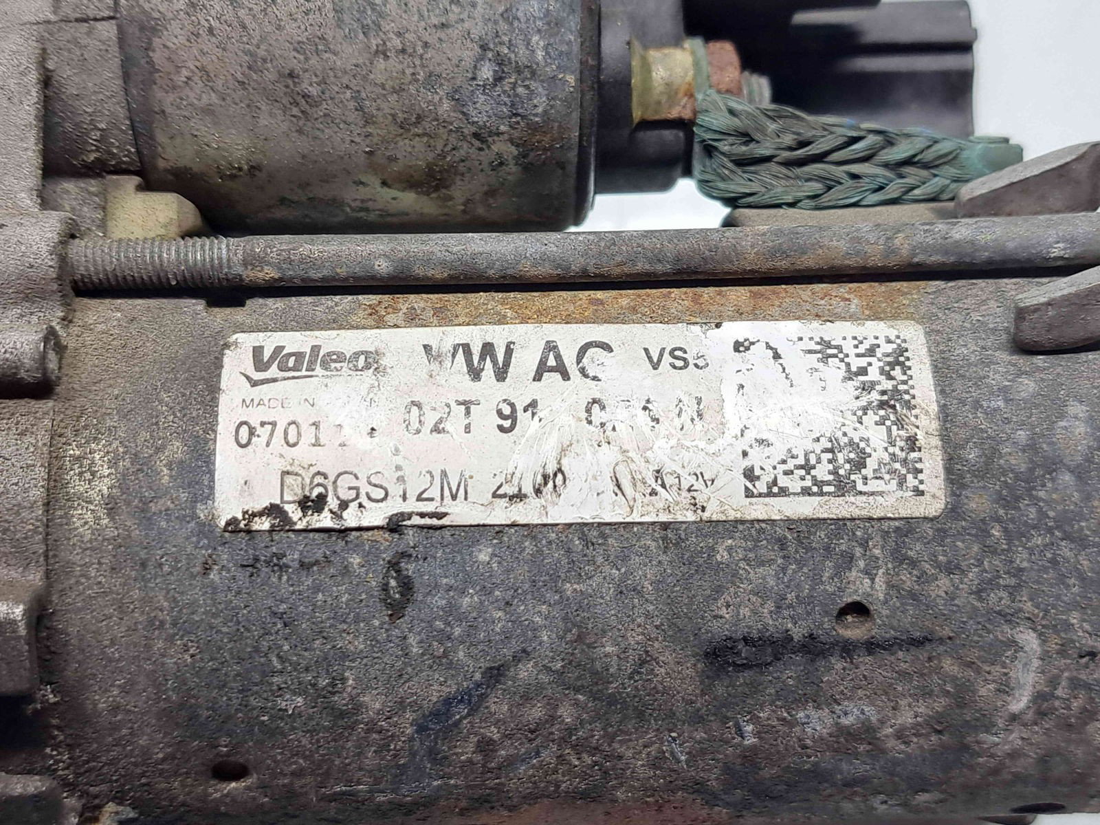 Electromotor 10 dinti Volkswagen Golf 7 (5G) [Fabr 2014-prezent] 02T911024N 1.2 benz CGPA51KW / 69CP - imagine 5