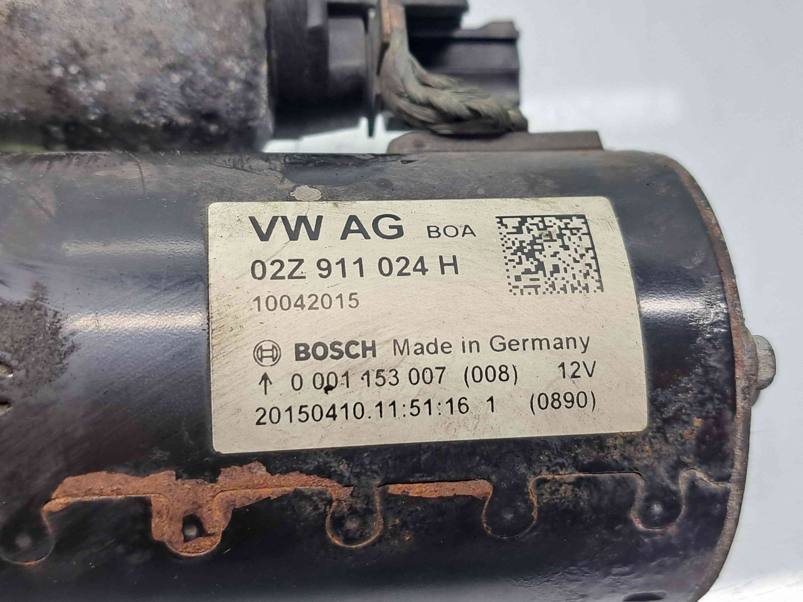 Electromotor 13 dinti Skoda Fabia 2 (5J, 542) [Fabr 2007-2014] 02Z911024H / 0001153007 1.6 TDI CXMA85KW / 116CP - imagine 5