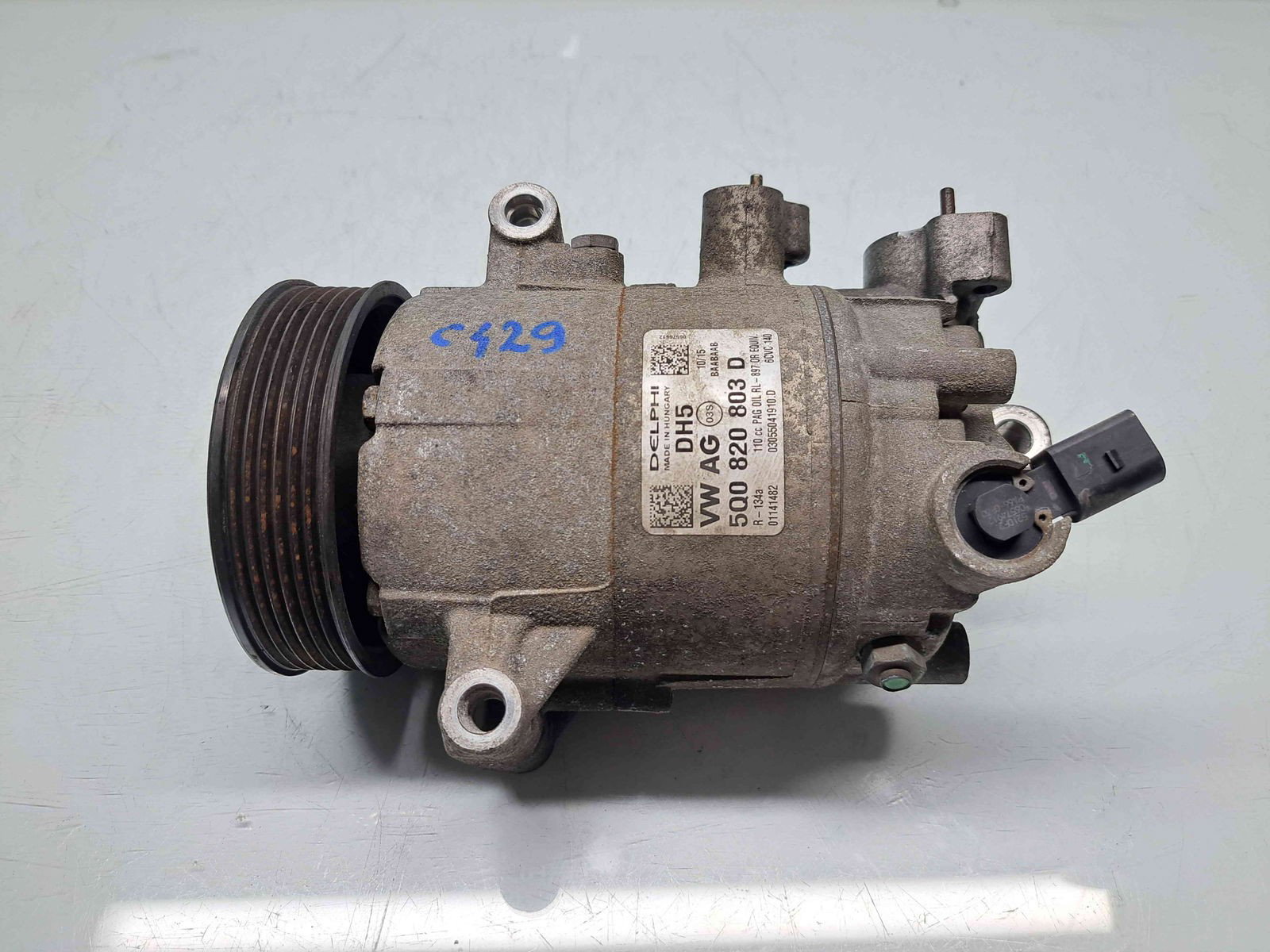 Compresor clima Skoda Rapid (NH3) [Fabr 2012-2019] 5Q0820803D 1.6 TDI CXMA 85KW / 116CP - imagine 1